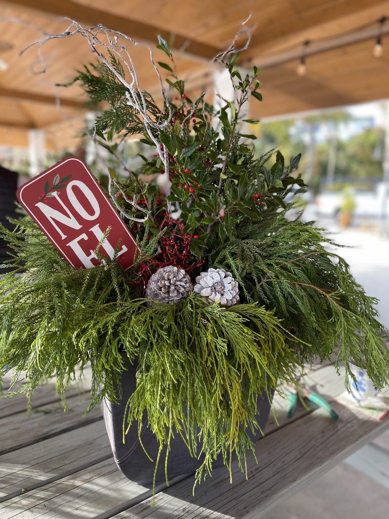 Holiday Porch Planter