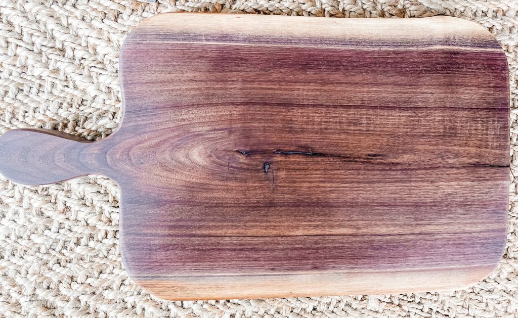 Black Walnut Charcuterie Board Can be used as a centerpiece