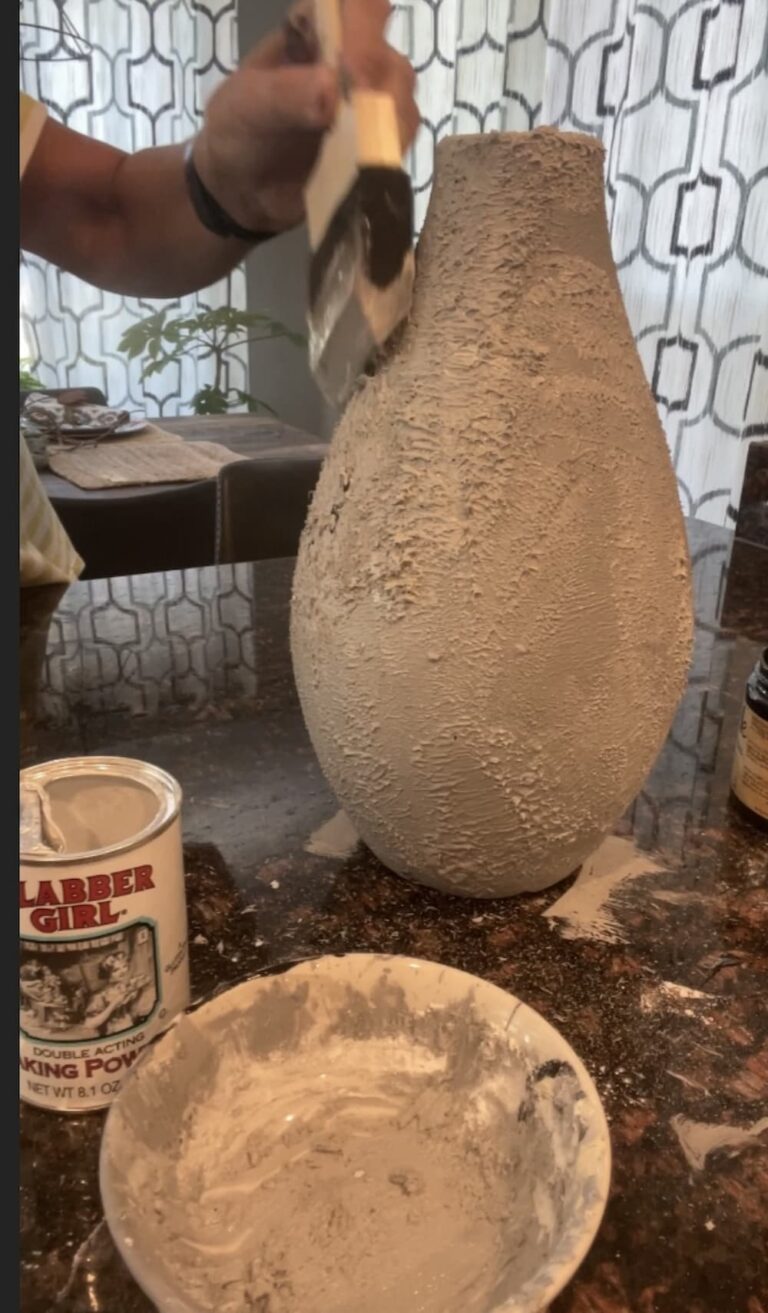 PAINT GLASS TO LOOK LIKE POTTERY Saved from Salvage