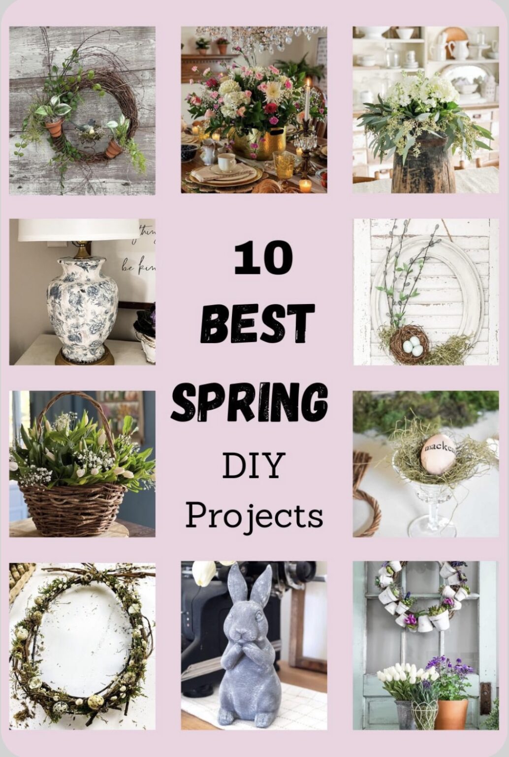 10 CREATIVE SPRING DIY PROJECTS - Saved from Salvage