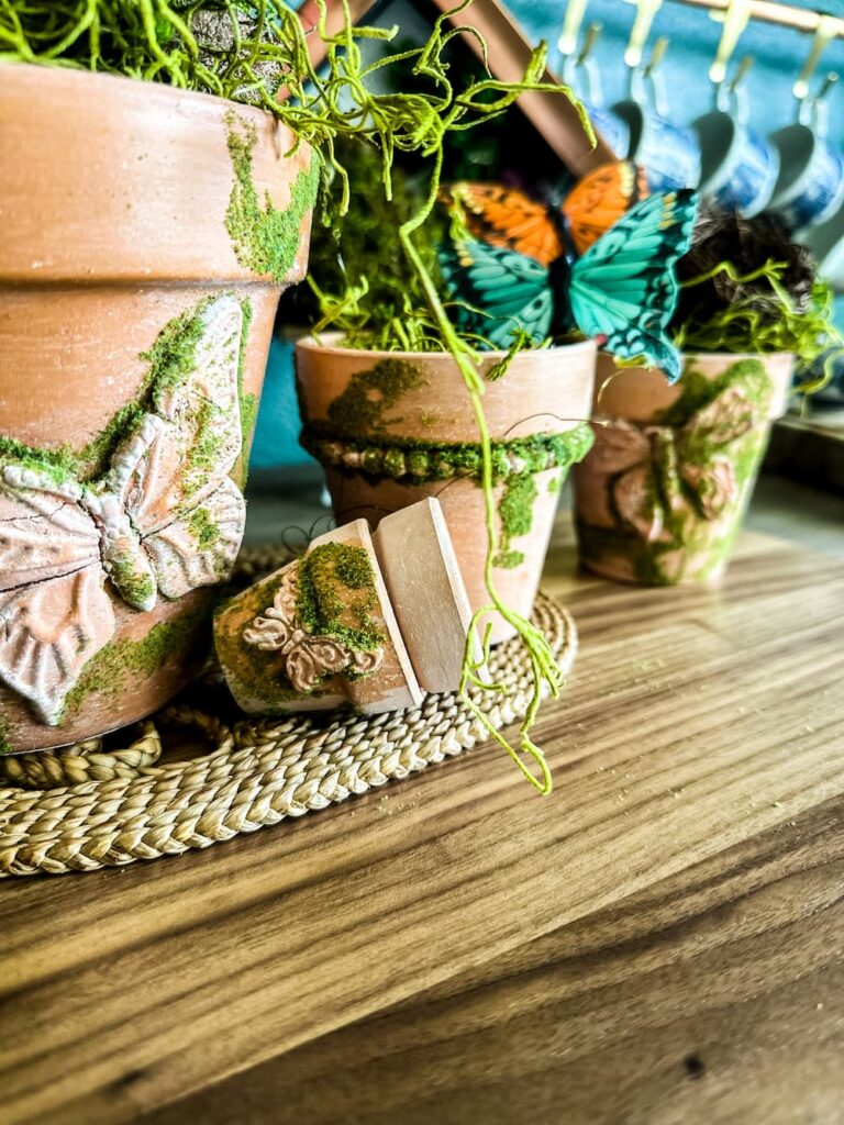 How to Paint Flower Pots for the Porch - Amy Sadler Designs