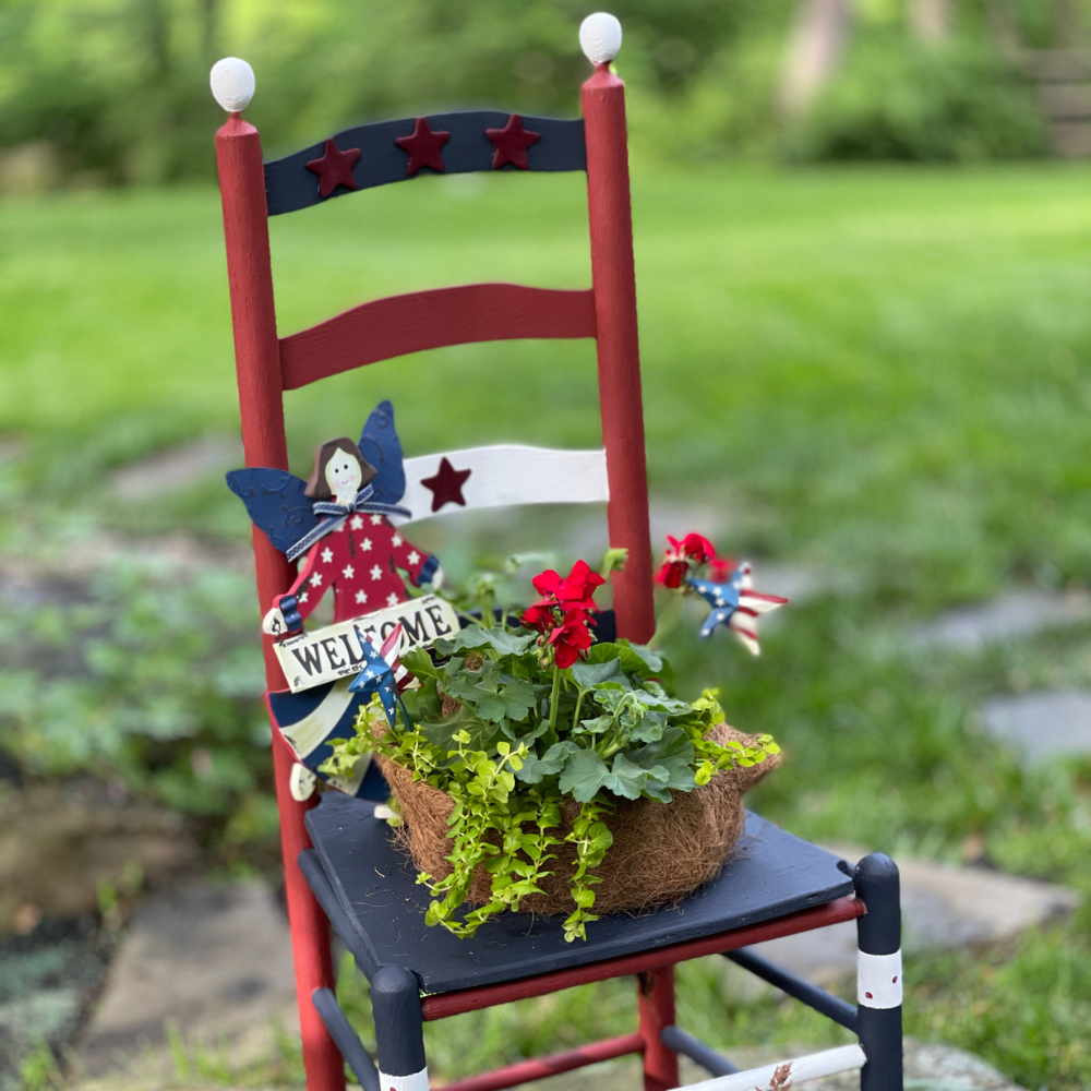 Fourth of July Home Decor Ideas Using Fabric Scraps - Amy Sadler