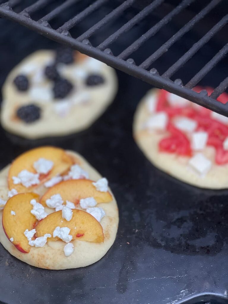 COOKING 3 OF THE FLATBREADS