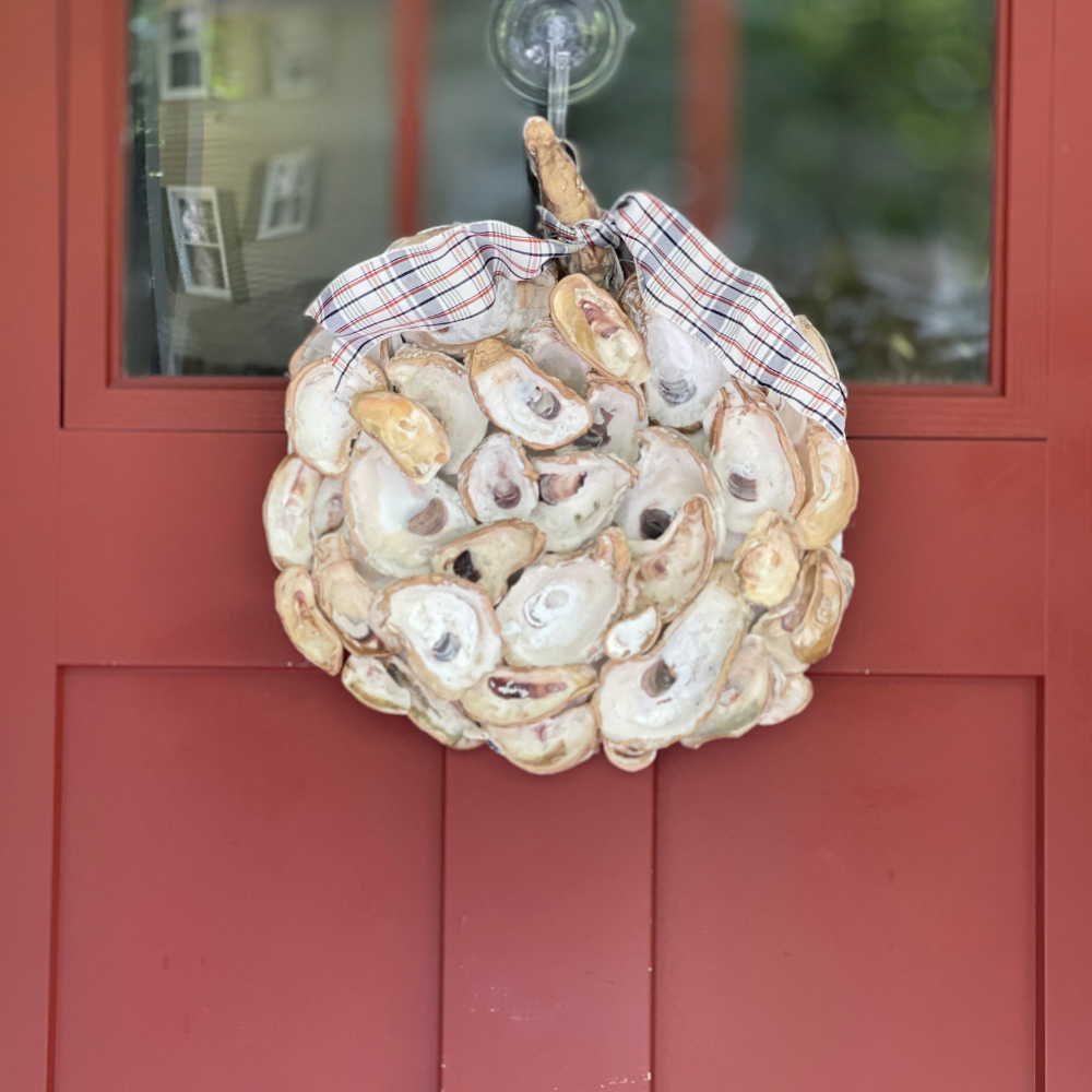 Coastal Fall Decor with Fishing Net Pumpkins