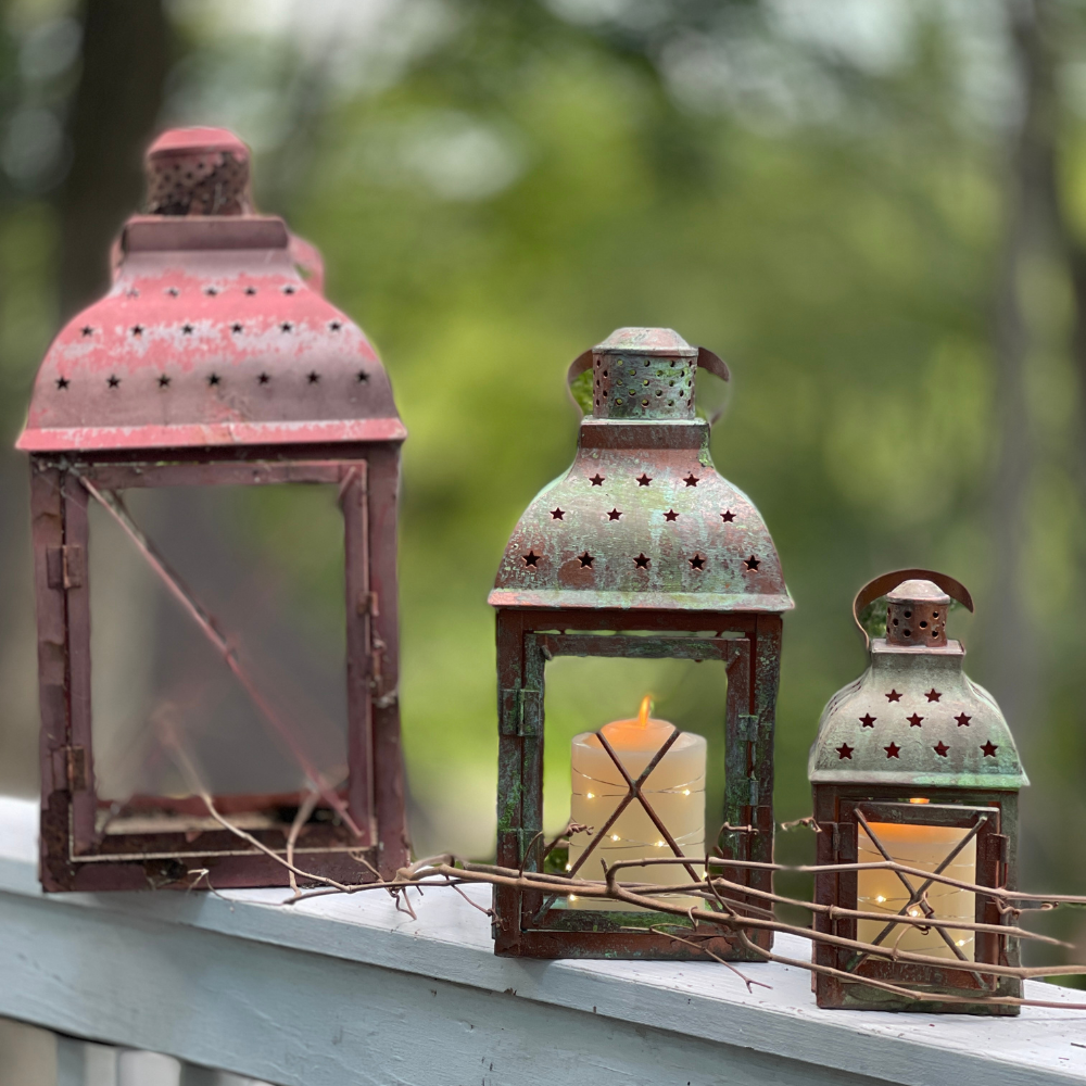 HOW TO MAKE EASY COPPER PATINA LANTERNS - Saved from Salvage